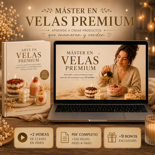 MASTER en Velas Premium + 🎁 9 BONOS